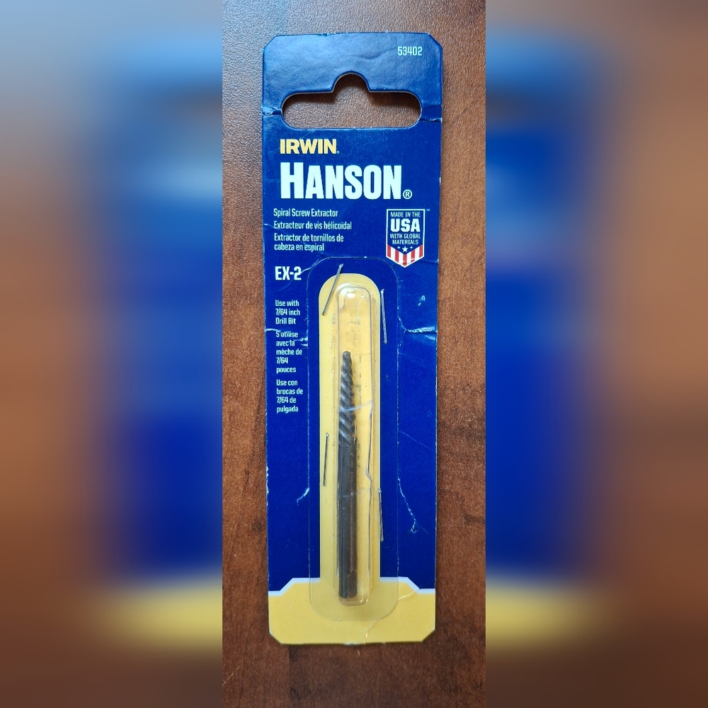 Irwin Hanson 53402 EX-2 Spiral Screw Extractor